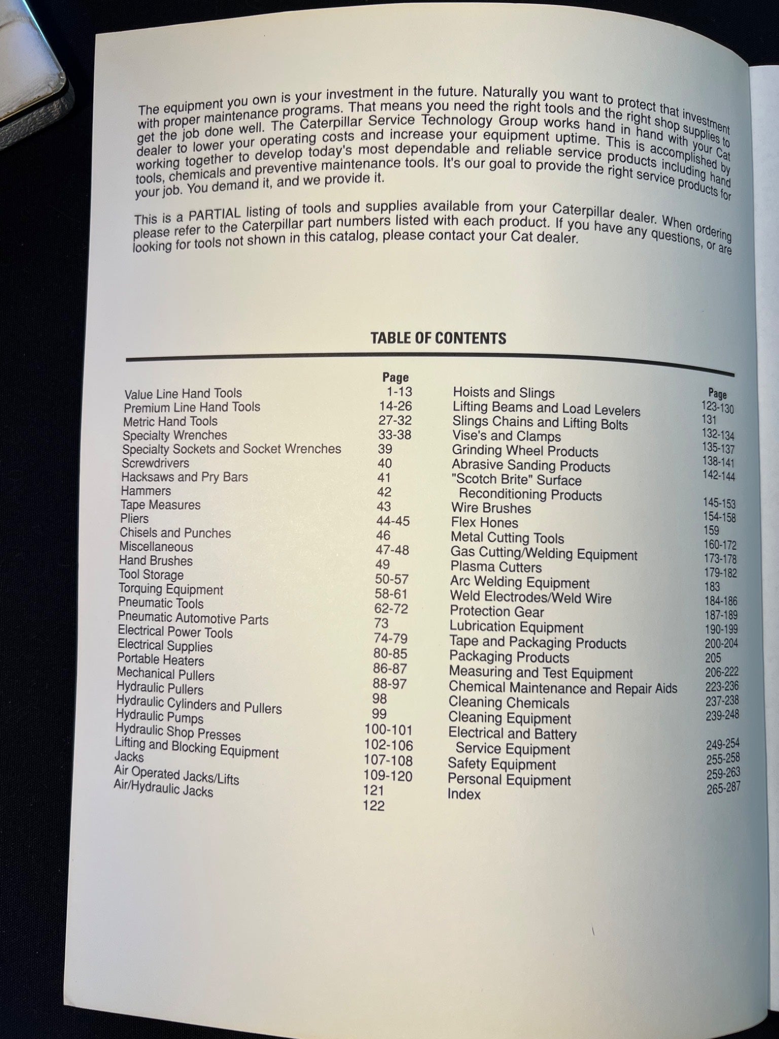 Caterpillar Tools & Supplies Catalog