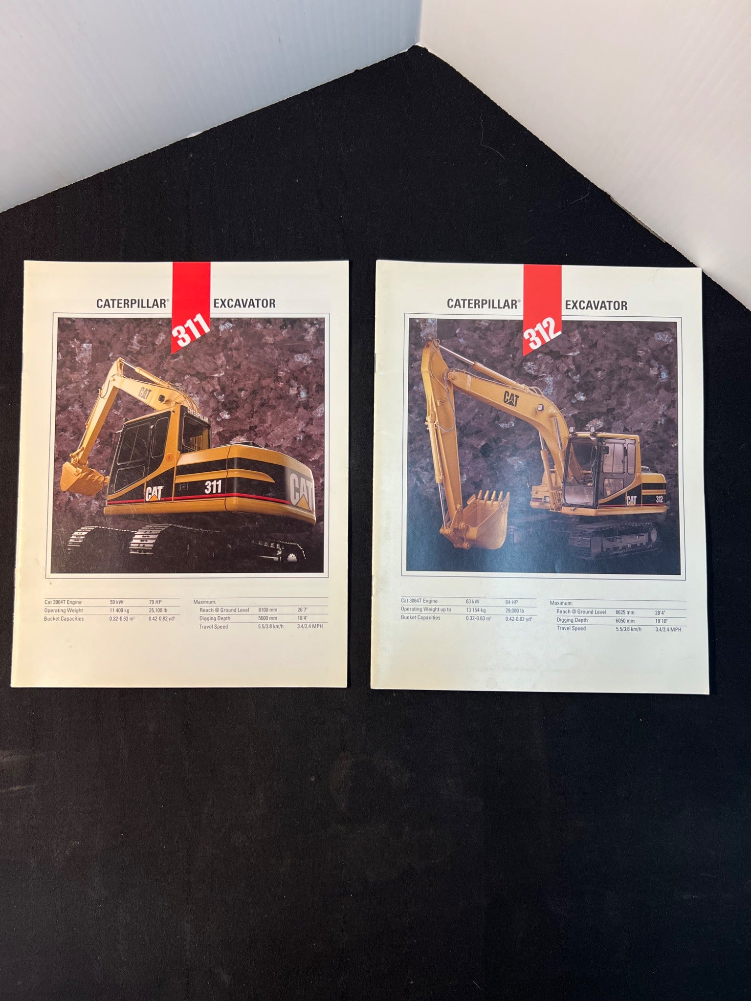 Caterpillar 311/312 Excavator Brochures
