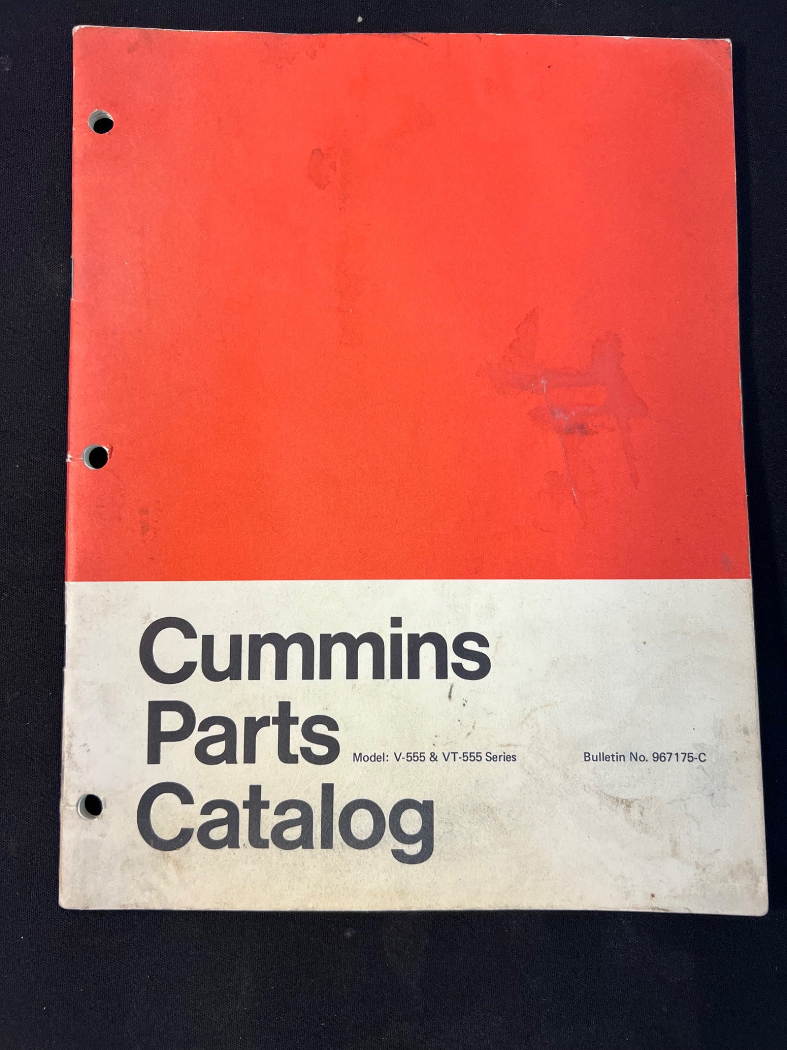 Cummins Parts Catalog, V-555 & VT-555 Series