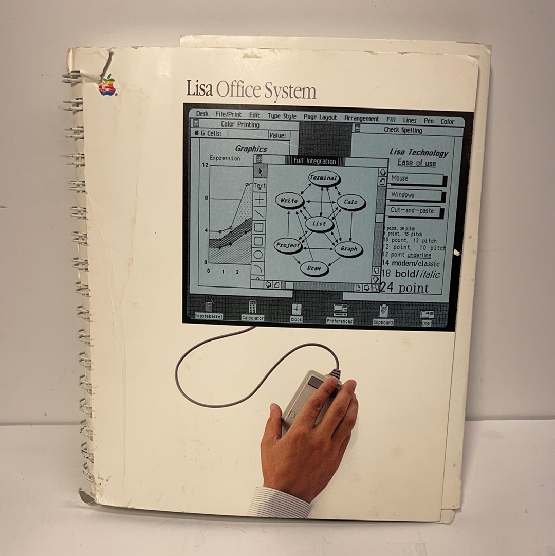 Apple Lisa office system Release 3.0 Paperback book Rare!! Free shipping!