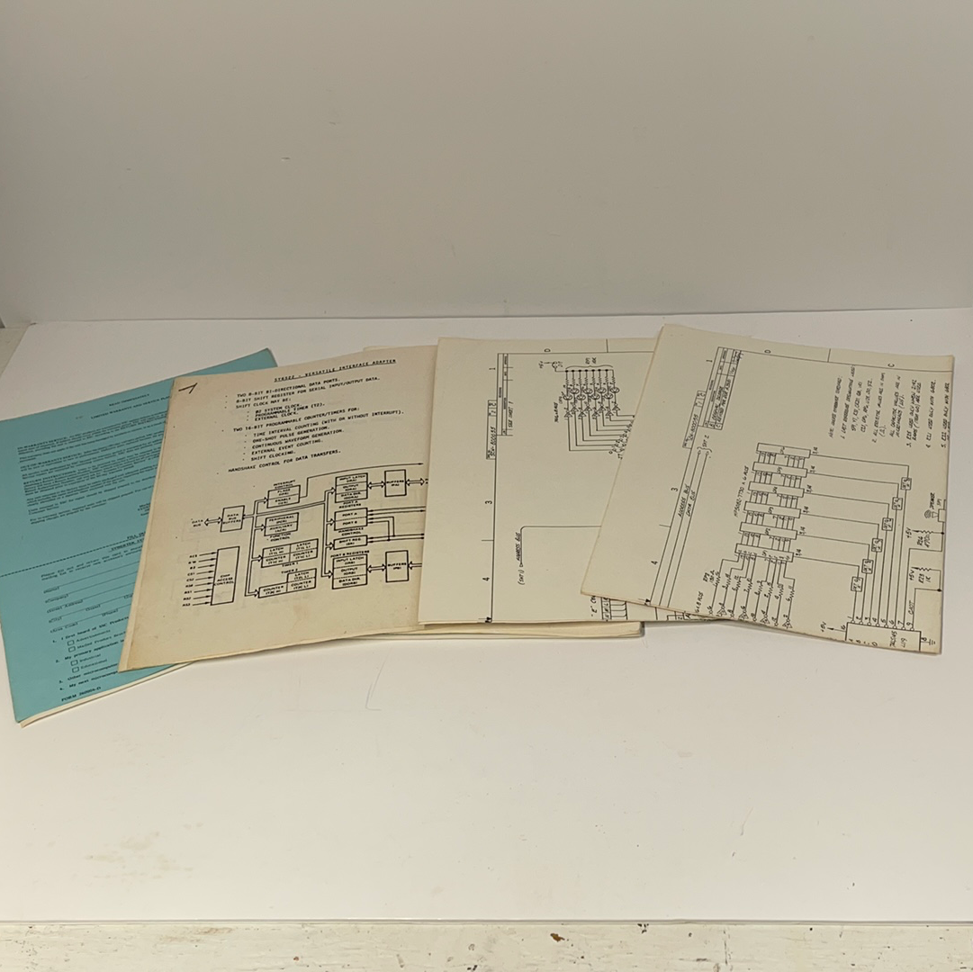 Synertek Incorporated Mon 1.1 Enhancement description booklet with schematics. Free shipping